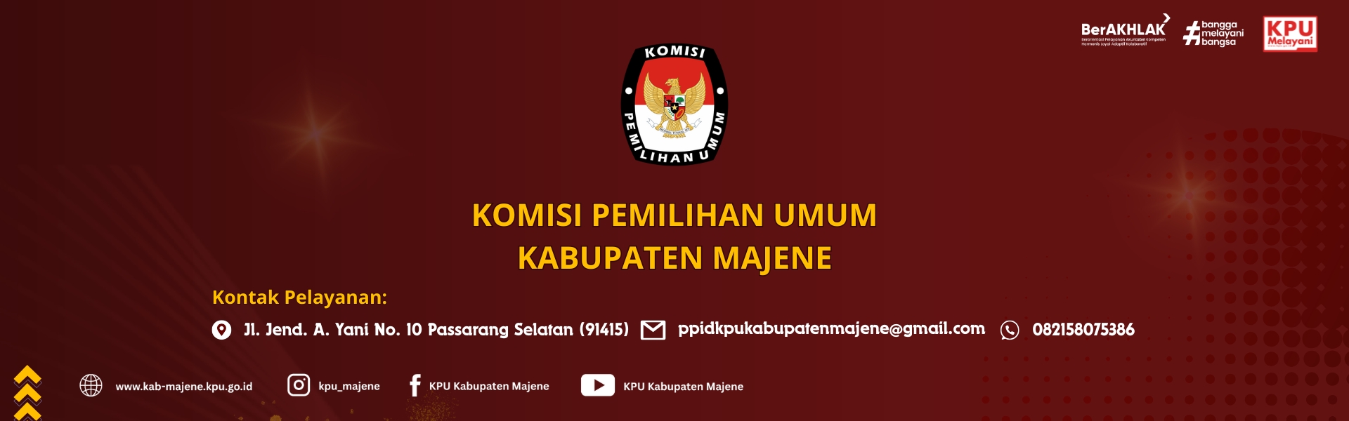 KONTAK PELAYANAN e-PPID KPU Kabupaten Majene