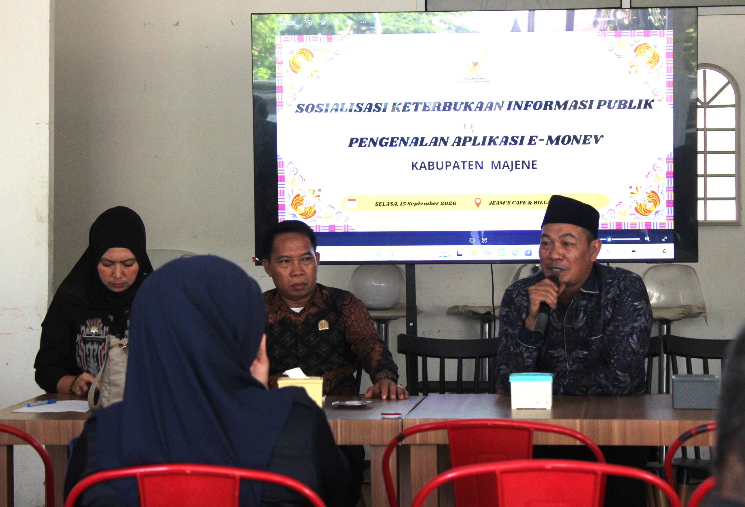 Sosialisasi Keterbukaan Informasi Publik dan Pengisian e-Monev KIP Sulbar 2026